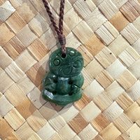 Hei Tiki Greenstone pendant