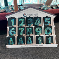 Paua Veneer Numbers