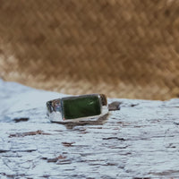 Greenstone Sliver Ring