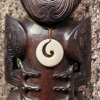 KORU BONE PENDANT NECKLACE