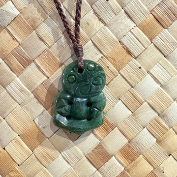 Hei Tiki Greenstone pendant