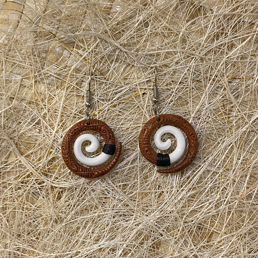 Koru Bond & Wood earrings