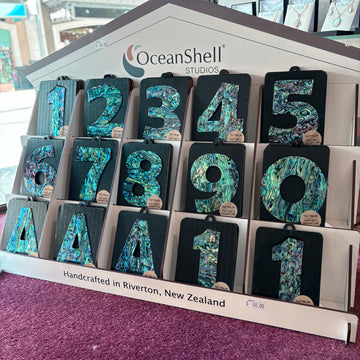 Paua Veneer Numbers