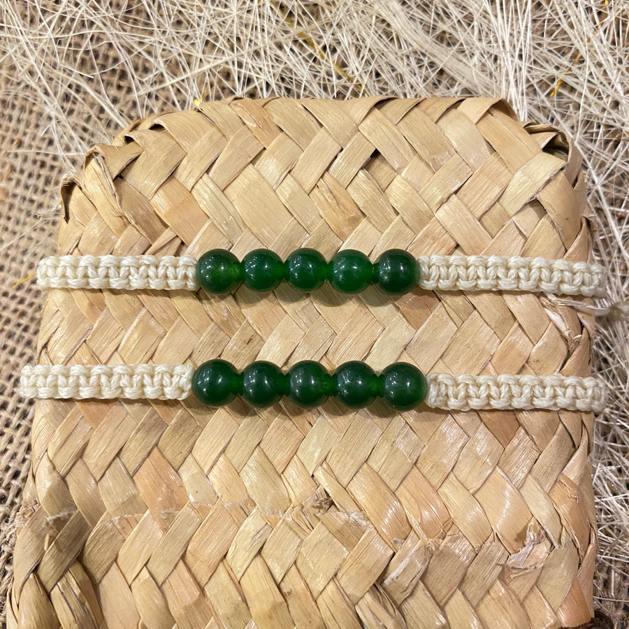 Jade Bead Bracelet 6mm