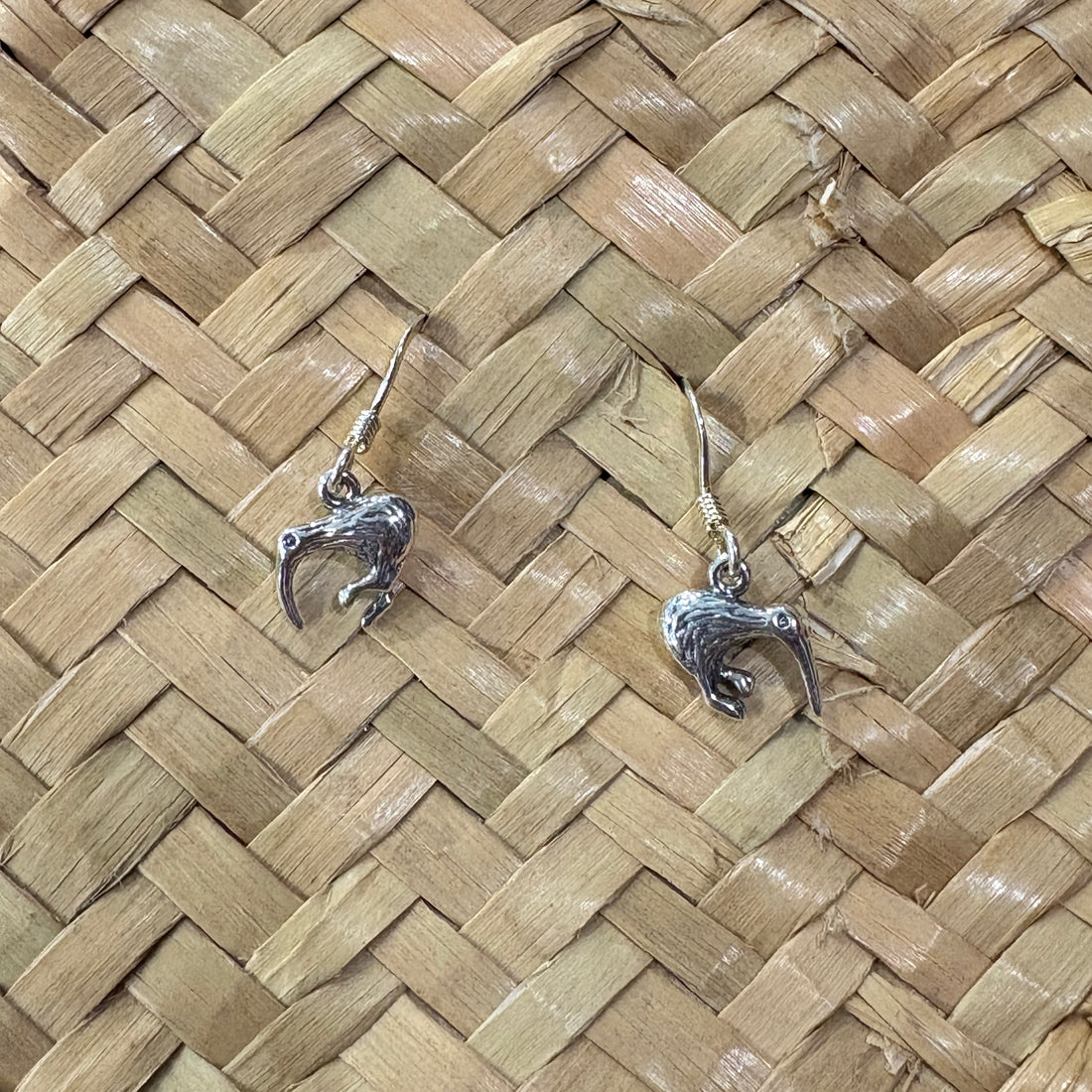 KIWI Sterling Sliver Hook Earrings