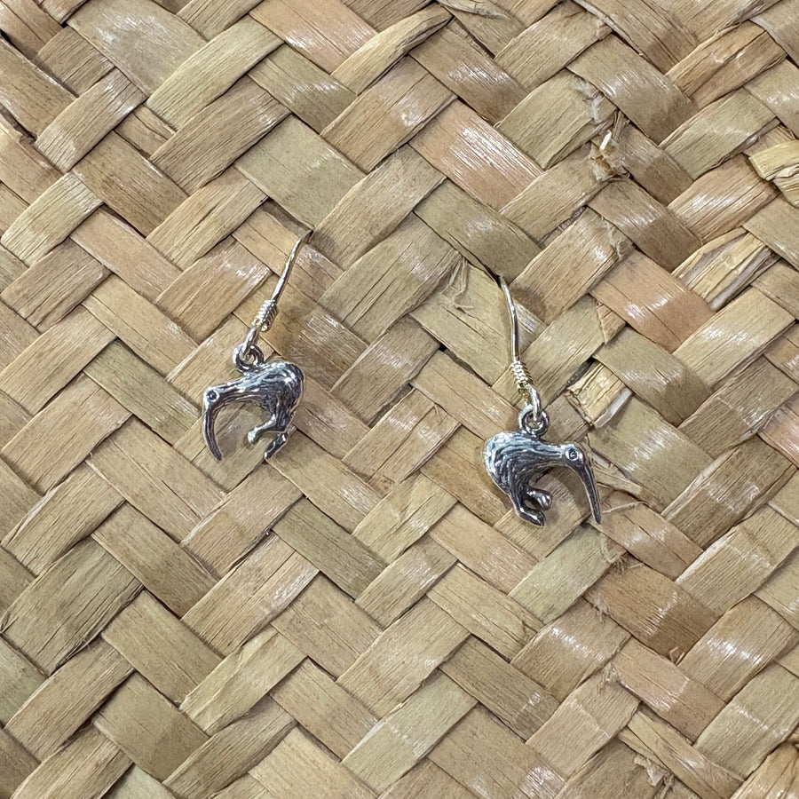 KIWI Sterling Sliver Hook Earrings