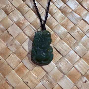 Hei Tiki Greenstone pendant
