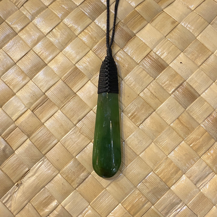 Jade Roimata Teardrop Pendant Necklace