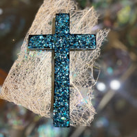 Paua Crucifix Glint