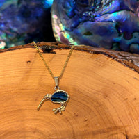 Paua Shell Kiwi pendant