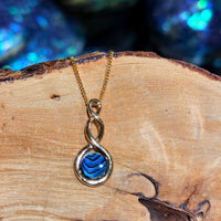 Pikorua (Double Twist) Paua Pendant