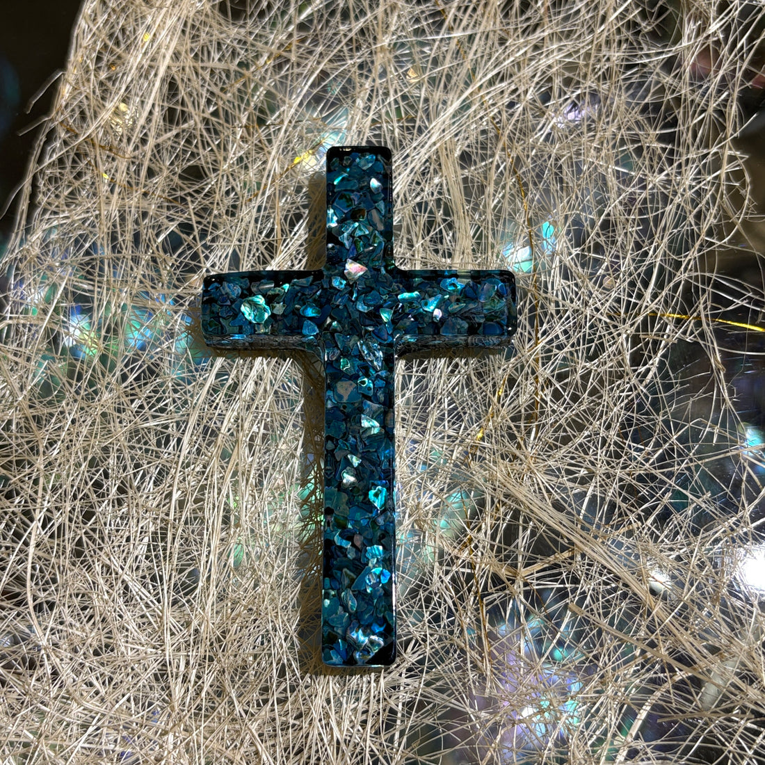 Paua Holding Cross