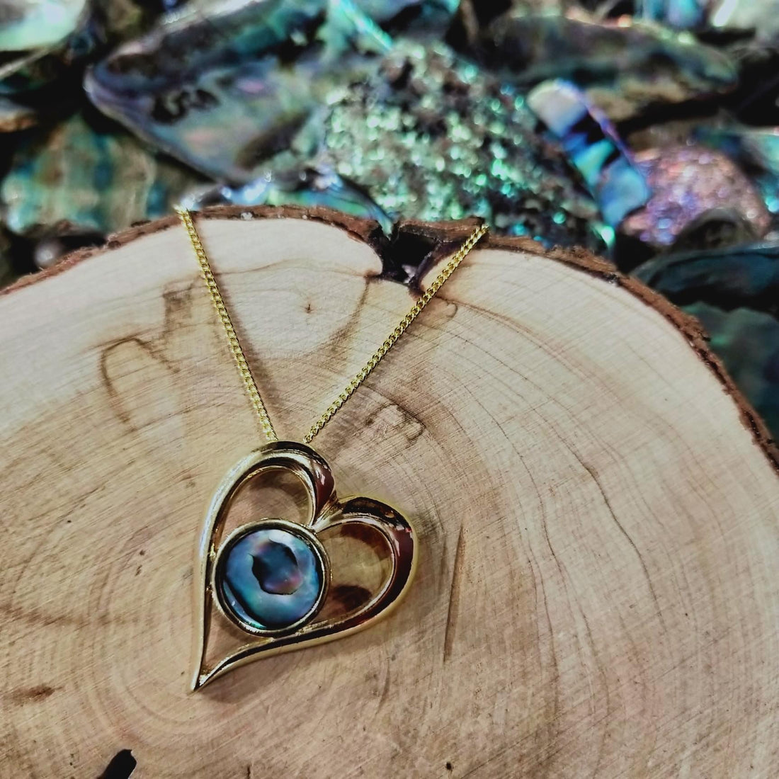 Round in Heart Pendant