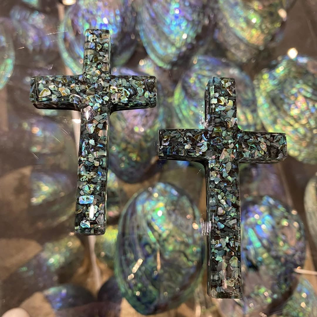 Paua Holding Cross